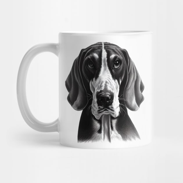 American English Coonhound Dog by KayBee Gift Shop